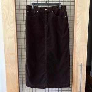 Polo Jeans Co Ralph Lauren Corduroy Skirt, Size 12